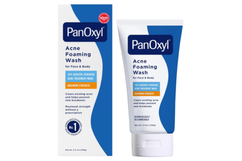 PanOxyl Acne Foaming Wash - 10% Benzoyl Peroxide, Maximum Strength-156g/5.5 fl.oz