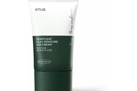 ANUA Heartleaf Silky Moisture Sun Cream–50ml/1.69fl.oz Hydrating & Soothing UV Protection