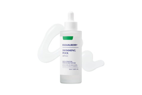 EQQUALBERRY Swimming Pool Ampoule-50ml/1.69fl.oz | Hyaluronic Acid Serum for Face, Daily Hydration Boost with 5-CICA Complex, Soothing for All Skin Type,...