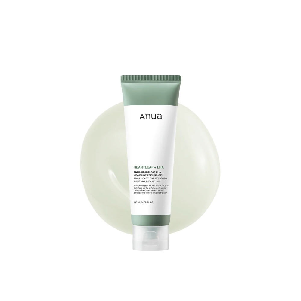 ANUA Heartleaf LHA Moisture Peeling Gel–120ml/4.05fl.oz Gentle Exfoliating Facial Peel, Hydrating & Pore Care | Korean Skincare