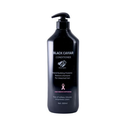 Beauty Legend Black Caviar Hair Conditioner 800ml bottle, designed to nourish and strengthen hair for smooth, healthy results."