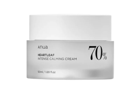 ANUA Heartleaf 70% Intense Calming Cream-50ml-soothing Korean moisturizer for sensitive and acne-prone skin