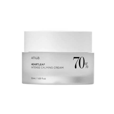 ANUA Heartleaf 70% Intense Calming Cream-50ml-soothing Korean moisturizer for sensitive and acne-prone skin