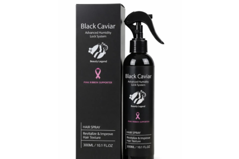 Beauty Legend Black Caviar Hair Spray 300ml – Smooth, Shine & Improve Hair Texture with Black Caviar Extract