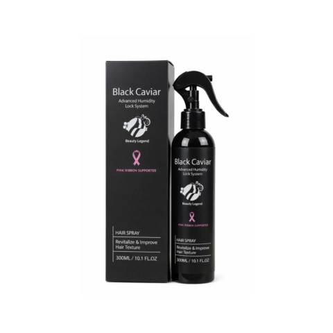 Beauty Legend Black Caviar Hair Spray 300ml – Smooth, Shine & Improve Hair Texture with Black Caviar Extract
